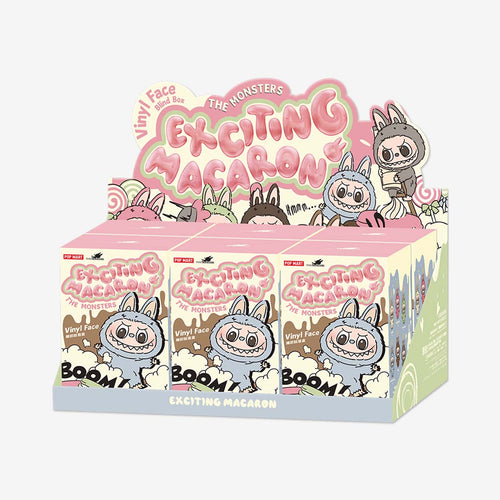 Labubu Vinyl Face Blind Box – Série Exciting Macaron
